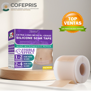 Flysmus® Cinta Nano-Heal: Adiós Cicatrices, Piel Radiante y Suave