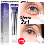 "Oferta 2x1" Roller/Crema Anti-Ojeras y Arrugas con Colágeno