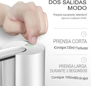 AquaSmart Pro - DISPENSADOR DE AGUA AUTOMÁTICO PROFESIONAL (Negro)