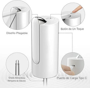 AquaSmart Pro - DISPENSADOR DE AGUA AUTOMÁTICO PROFESIONAL (Negro)