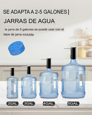 AquaSmart Pro - DISPENSADOR DE AGUA AUTOMÁTICO PROFESIONAL (Negro)