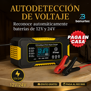 Oferta Especial: AutoVolt™ – Recupera Baterías Descargadas en Minutos, Tecnología de Carga Inteligente
