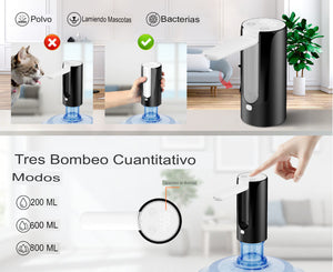 AquaSmart Pro - DISPENSADOR DE AGUA AUTOMÁTICO PROFESIONAL (Negro)