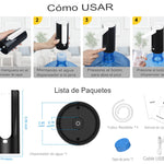 AquaSmart Pro - DISPENSADOR DE AGUA AUTOMÁTICO PROFESIONAL (Negro)