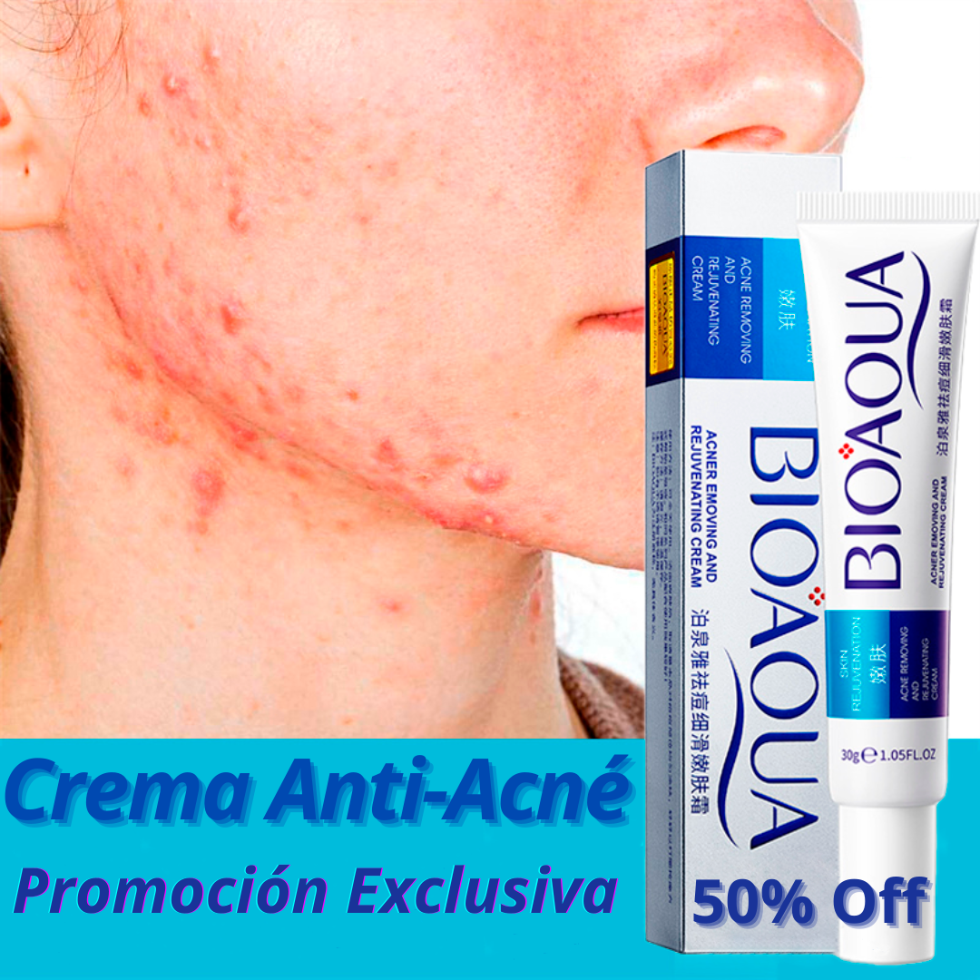 (2X1) Crema Anti Acné "Bioaqua" Promoción Especial⌛