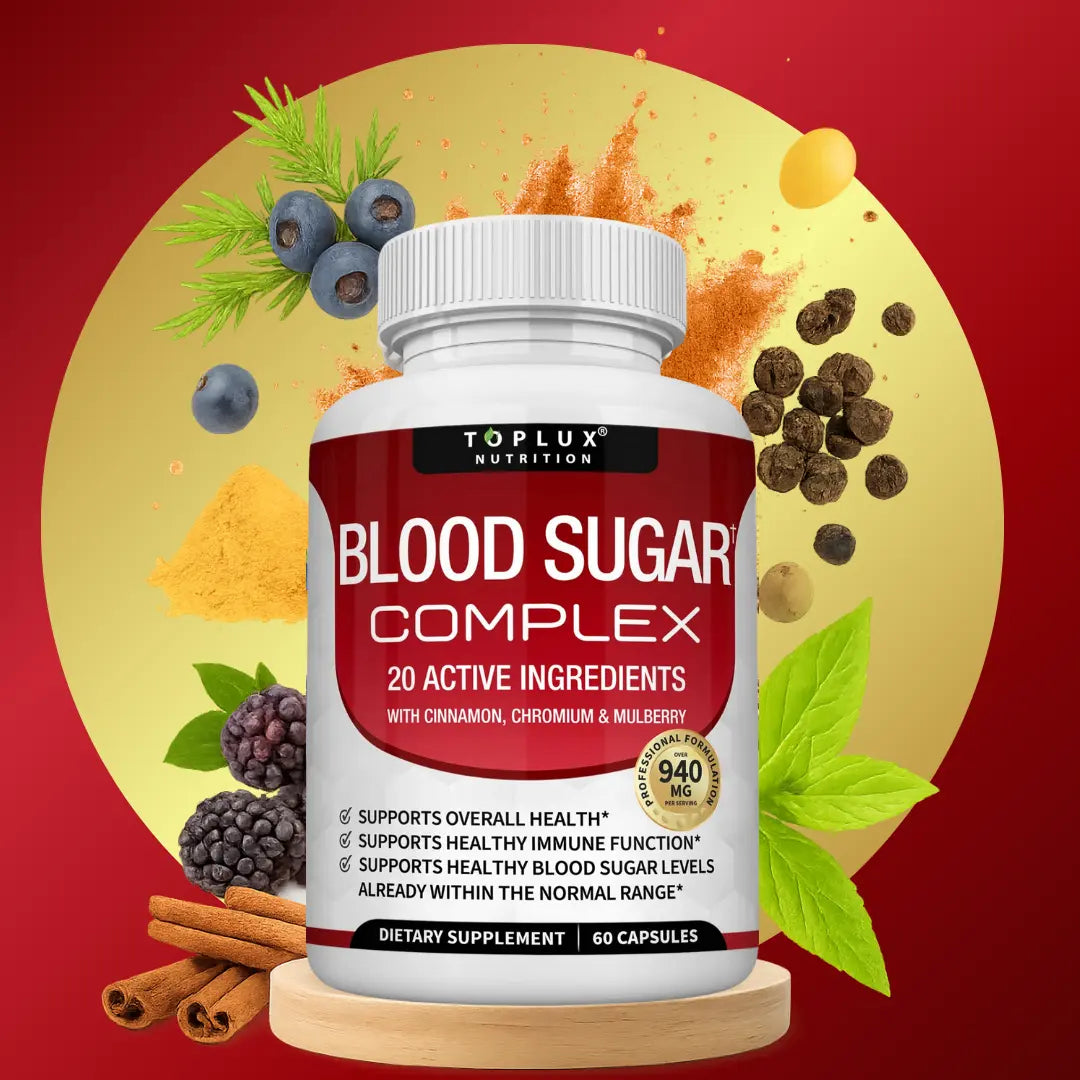 Blood Sugar Compex/ reduce el azúcar en sangre, controla los antojos y recupera tu energía en solo 7 días.