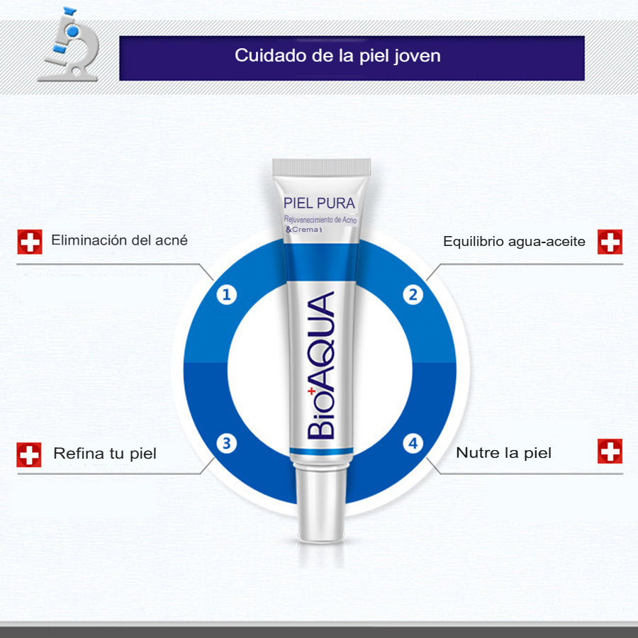 (2X1) Crema Anti Acné "Bioaqua" Promoción Especial⌛